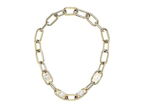 michael kors womens pearl link dual strand to choker necklace|Michael Kors Pearl Fashion Necklaces & Pendants .